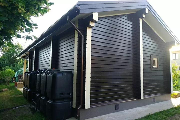 готовая баня из профилированного бруса