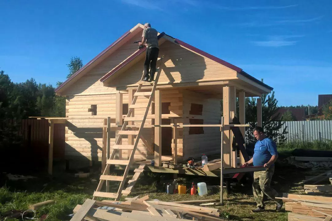 строительство бани