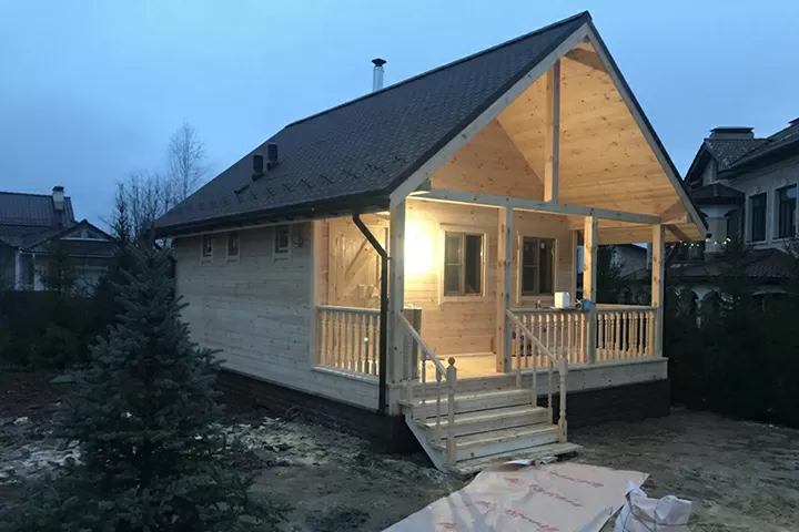 баня из бруса