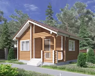 Дом Дом одноэтажный из оцб <span></span> "ОЦБ 7" 5.5 на 5.5