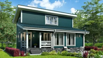  Проект бани из бруса <span></span> "Леон" 5.7 на 8.9