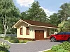 Гараж из бруса проект