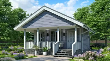  Русская баня под ключ <span></span> "Бера" 7.6 на 6