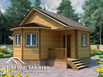 Дом Проект с мансардой <span></span> "Сандуны" 6 на 7.5