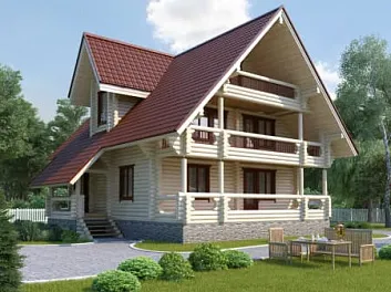 Дом Проект дома <span></span> "Слобода" 10.8 на 11