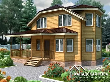 Дом Дачный проект <span></span> "Великан" 9 на 9.8