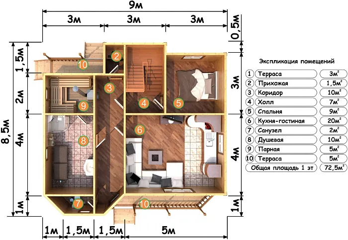  Речной 2 планировка