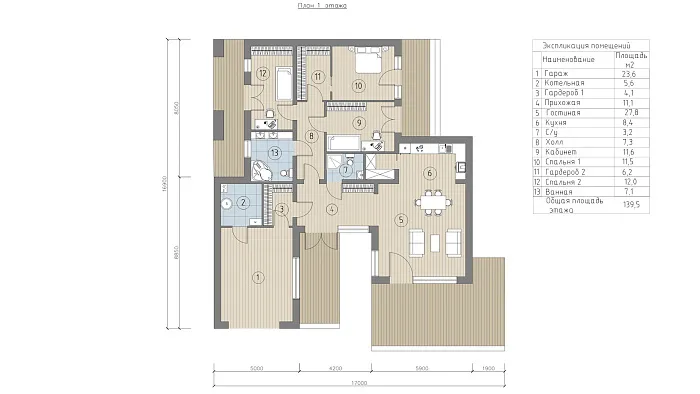 Тиби планировка