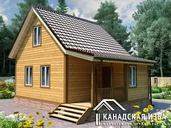 Дом Щитовой дом Лесник 6 на 8