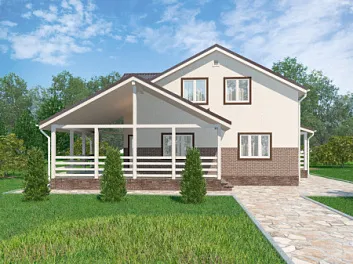 Дом Элитный частный дом на 6 комнат <span></span> "Равена" 12 на 13.6