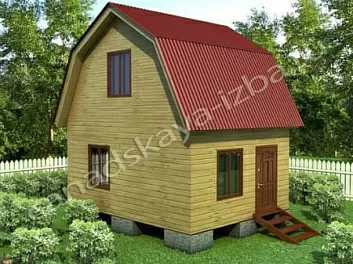 Дом Дачный недорогой проект <span></span> "Уют" 4 на 5