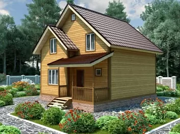 Дом <span></span> "Заря" 7.5 на 8.5