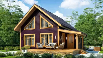  Проект бюджетной бани <span></span> "Лузон" 10.5 на 9.4