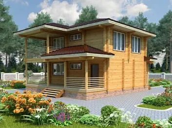 Дом Проект <span></span> "Шале" 9.5 на 9