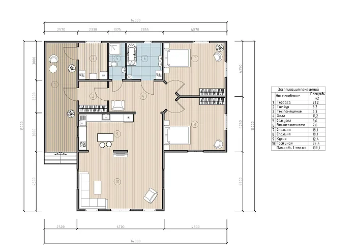 Хук планировка