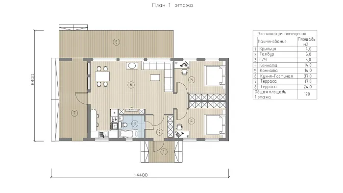  Бален планировка