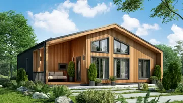 Дом Каркасный проект Рейс 11 на 12