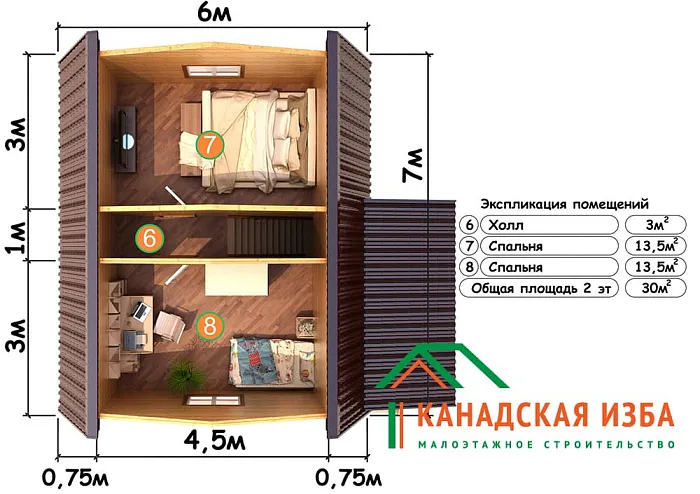  Дачник планировка
