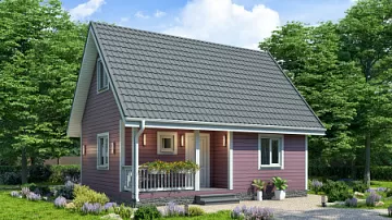  Строительство бани под ключ <span></span> "Инка" 6 на 8