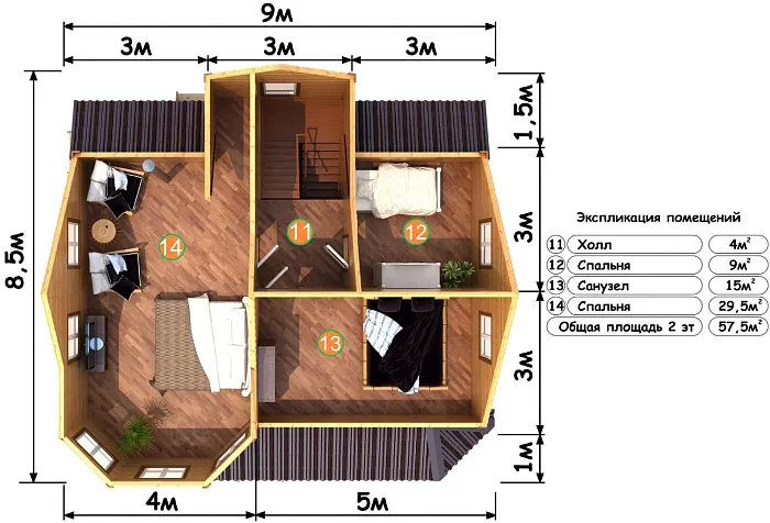  Речной 2 планировка